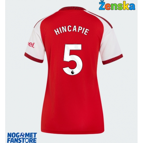 Arsenal Piero Hincapie #5 Domaci Dres za Ženska 2026-27 Kratak Rukav